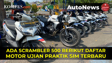 Ini Daftar Motor yang Dipakai Ujian Praktik SIM Terbaru