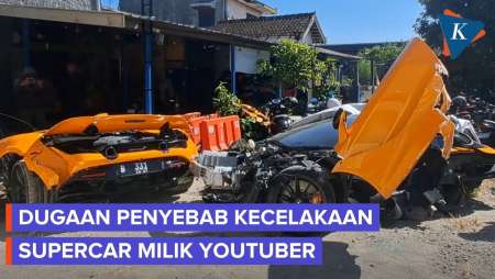 Kronologi Kecelakaan Supercar Youtuber Andra ST Hingga Mobil Terbelah Dua