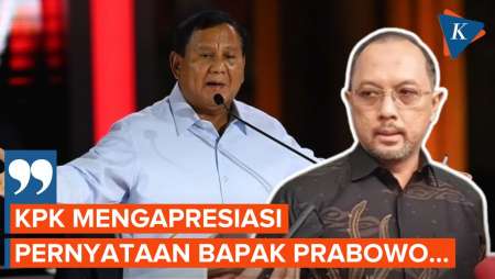 KPK Apresiasi Niat Prabowo soal Anggaran Khusus Buru Koruptor