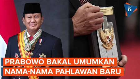 Prabowo Umumkan Nama-nama Pahlawan Baru dalam Waktu Dekat, Ada 16 Usulan Nama