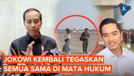 Isu Kaesang dan Jet Pribadi, Dua Kali Jokowi Tegaskan Semua Warga Sama di Mata Hukum