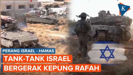 Tank-tank Israel Terus Bergerak Masuk ke Rafah Timur, Memaksa Warga Palestina Mengungsi Lagi