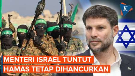Menteri Israel Tuntut Hamas Tetap Dihancurkan Meski Gencatan Senjata