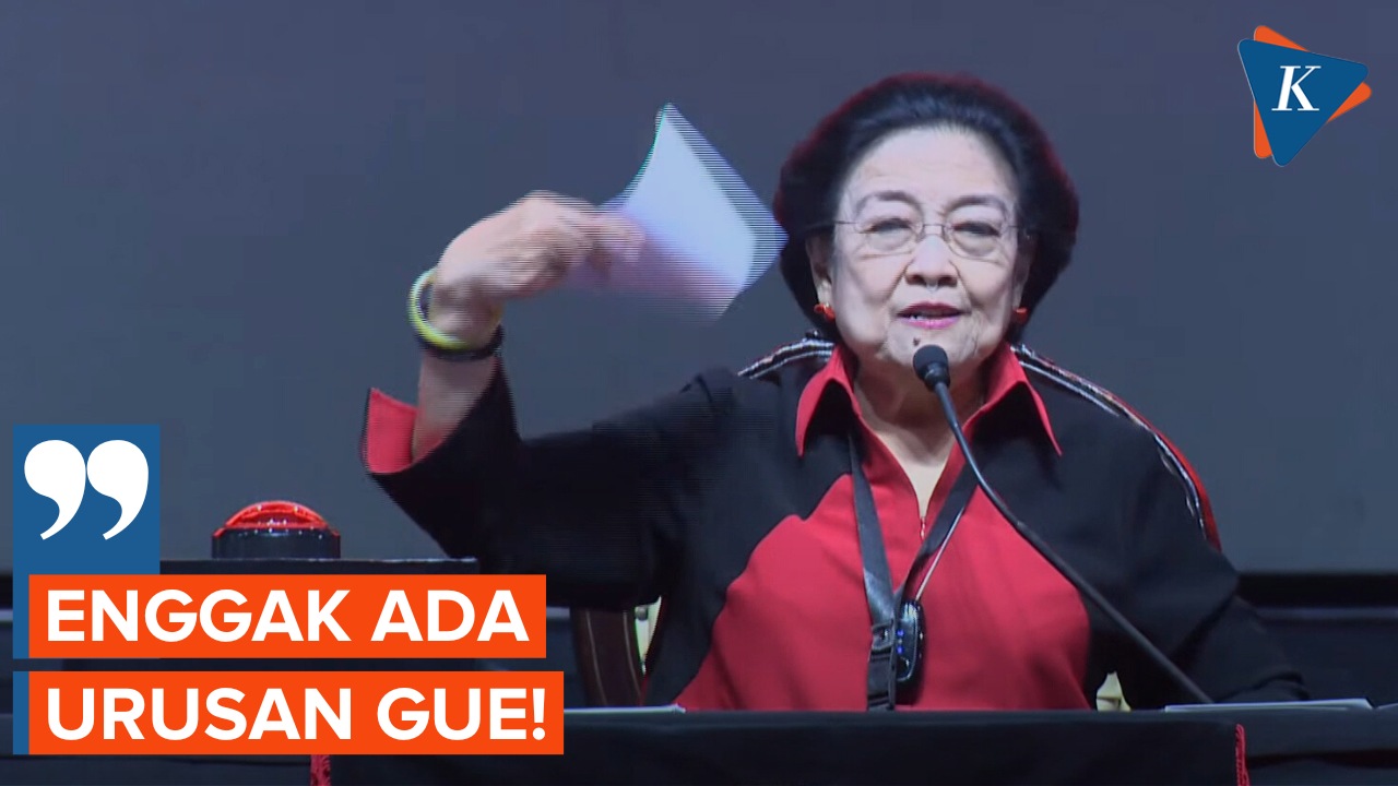 Pidato Megawati Diwarnai Sentilan Sana-sini