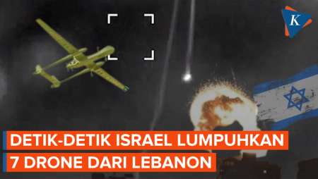 Israel Digempur! 7 Drone dari Lebanon Dilumpuhkan di Udara