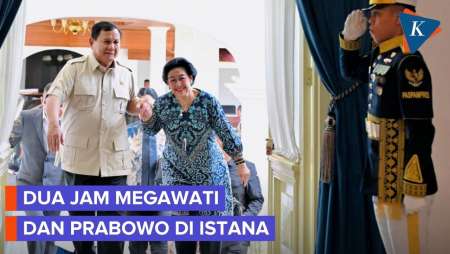 PDI-P Beberkan Isi 2 Jam Pertemuan Megawati Dan Prabowo Subianto Di Istana