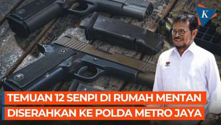 Jenis-jenis 12 Senpi di Rumah Dinas Mentan, dari Revolver hingga Buatan Italia