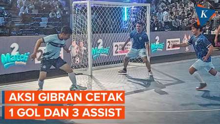 Main Bareng Raffi Ahmad, Gibran Sumbang Hattrick Assist