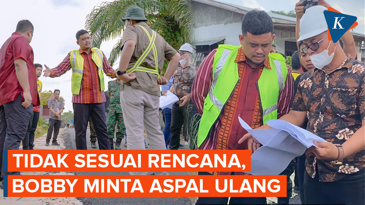 Pengaspalan Tidak Sesuai Perencanaan, Bobby Nasution Minta Jalan Diaspal Ulang