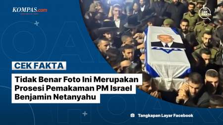 Tidak Benar Foto Ini Merupakan Prosesi Pemakaman PM Israel Benjamin Netanyahu