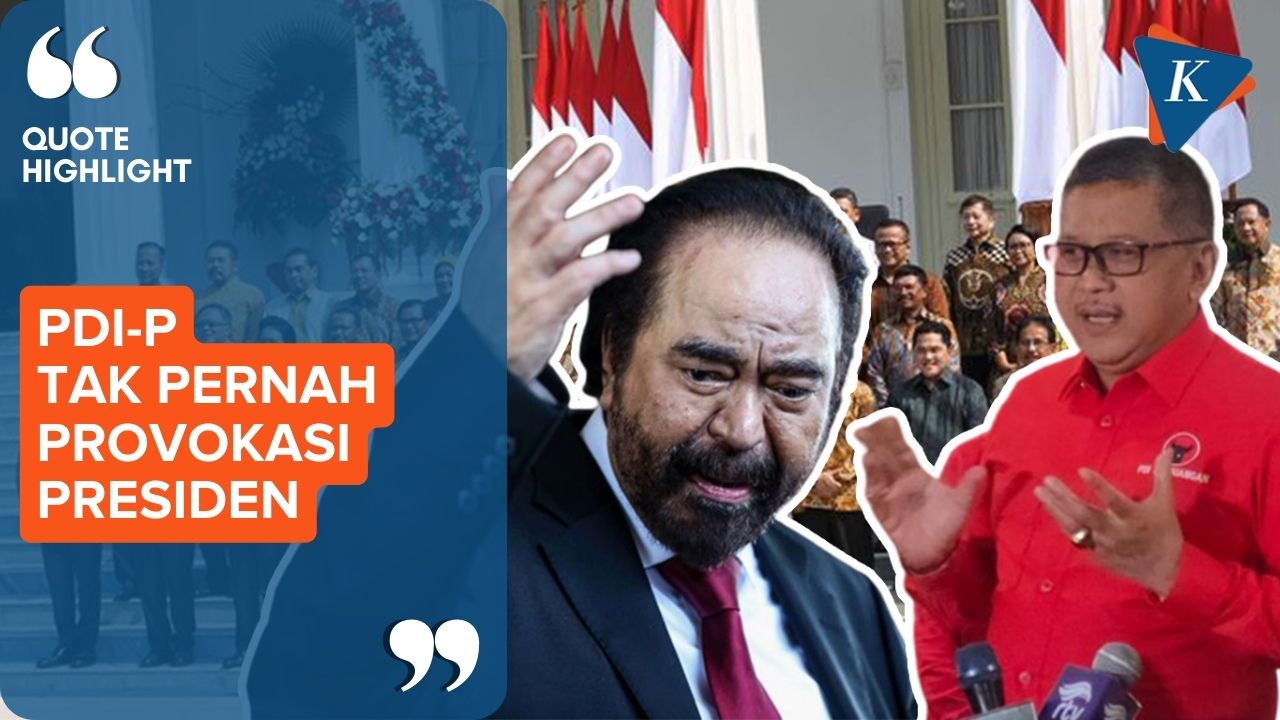 Hasto Bantah Tuduhan Surya Paloh soal PDI-P Provokasi Presiden untuk Lakukan Reshuffle