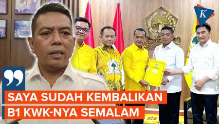 Golkar Alihkan Dukungan ke Airin, Andra Soni Kembalikan Formulir B1 KWK