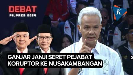 Ganjar Janji Seret Pejabat Koruptor ke Nusakambangan