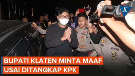 Kena OTT KPK, Bupati Klaten: Mohon Maaf Telah Mengecewakan