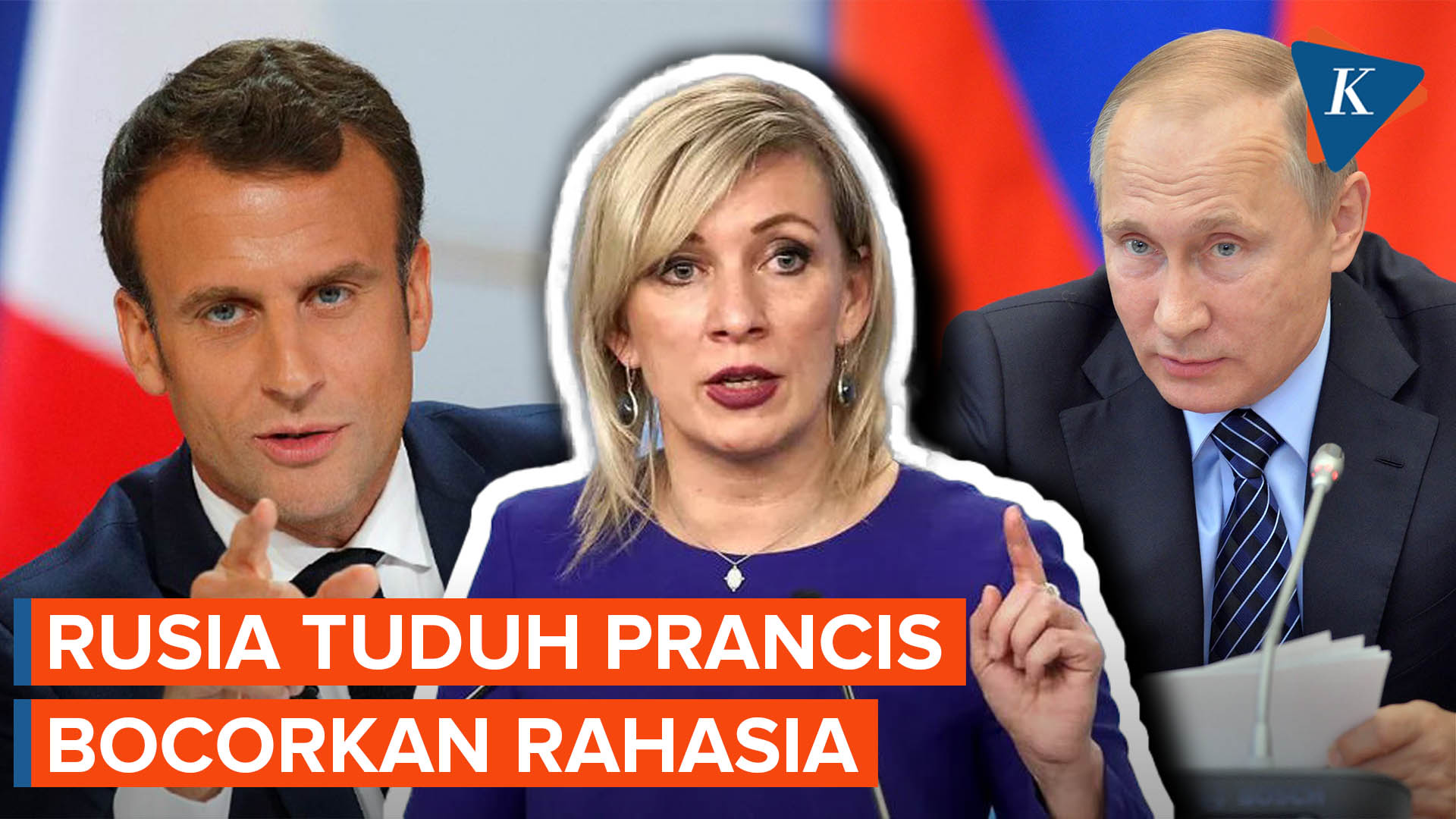 Rusia Tuduh Prancis Bocorkan Pembicaraan Rahasia Macron-Putin