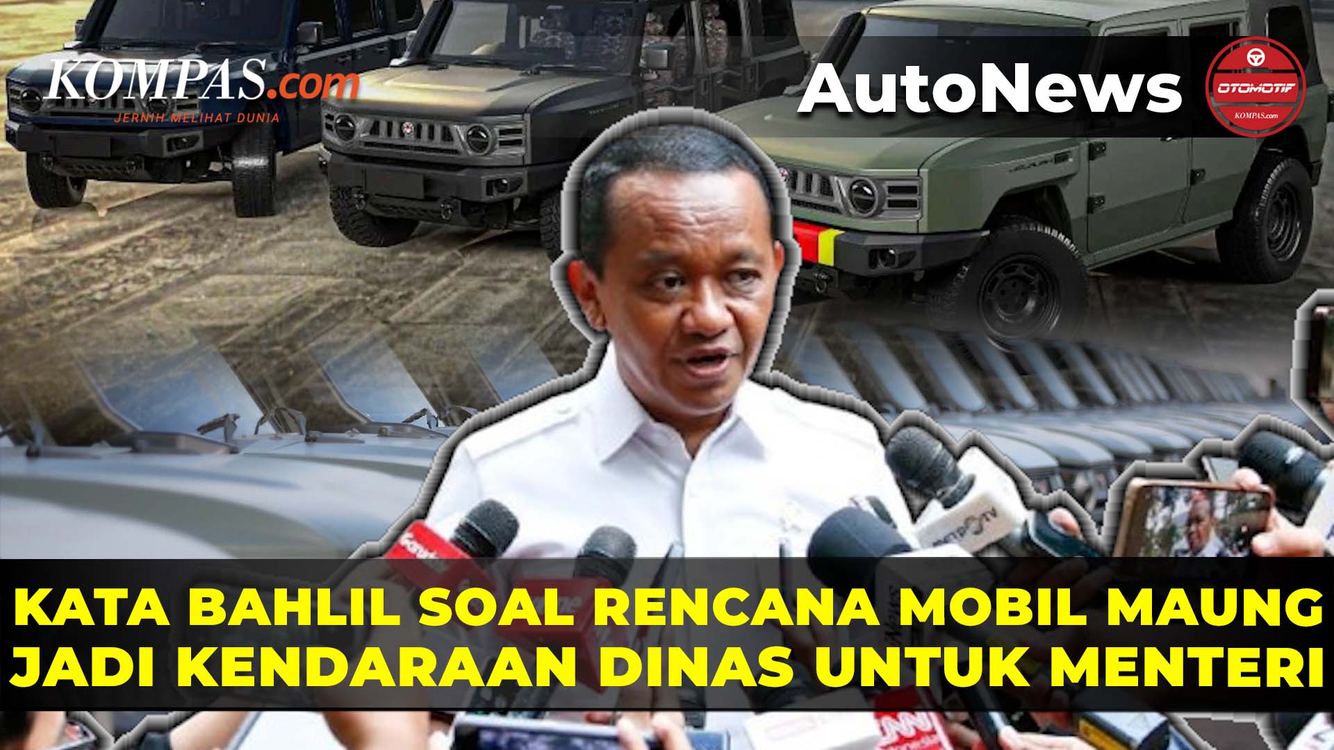 <span>Bahlil Nyatakan Siap Pakai Maung untuk Kendaraan Dinas