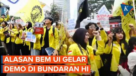 Alasan BEM UI Pilih Demo di Bundaran HI Hari Ini