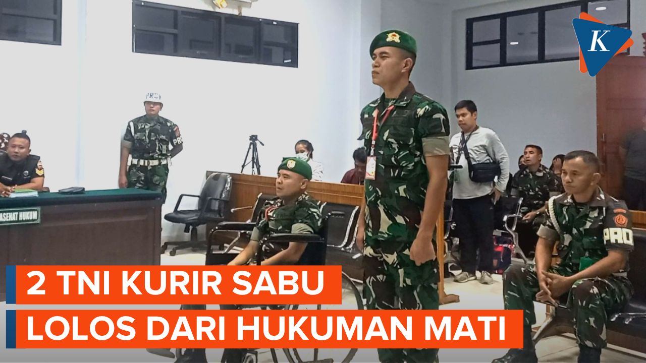 Lolos dari Hukuman Mati, 2 TNI Kurir 75 Kg Sabu di Sumut Menangis