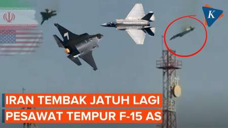 Iran Klaim Tembak Jatuh Lagi Jet Tempur F-15 AS