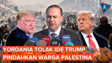 Yordania Tegas Tolak Ide Trump Pindahkan Warga Palestina Keluar dari Gaza