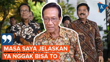 Sultan Enggan Beberkan Isi Pertemuan dengan Menko Polhukam Hadi Tjahjanto