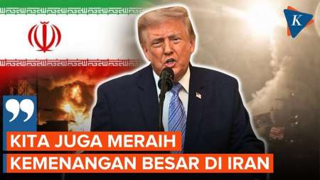 Trump Klaim AS "Menang Besar" Di Perang Iran