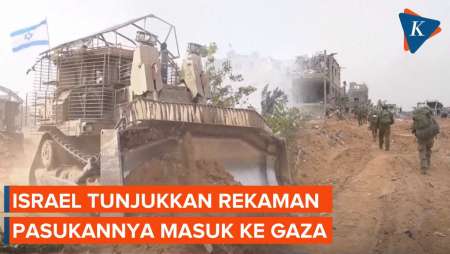 Israel Tunjukkan Detik-detik Pasukannya Bergerak di Jalur Gaza