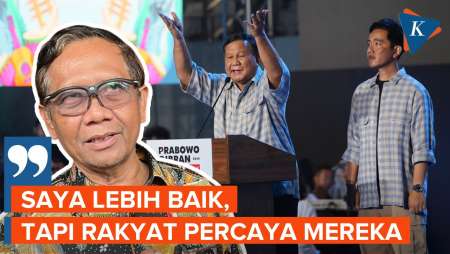 Mahfud MD: Saya Lebih Baik dari Prabowo-Gibran, tapi Rakyat Lebih Percaya Mereka