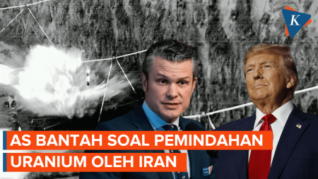 AS Bantah Tahu Iran Pindahkan Uranium Jelang Serangan ke Pusat Nuklir Fordo