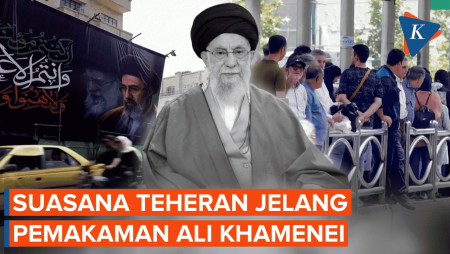 Begini Suasana Teheran Jelang Pemakaman Ali Khamenei Yang Ditunda 4 Bulan