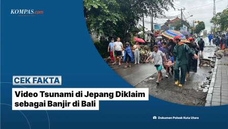 [Klarifikasi] Video Tsunami di Jepang Diklaim sebagi Banjir di Bali