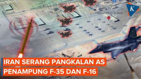 Iran Gempur Pangkalan AS Penampung Jet Tempur F-35 dan F-16 di Arab Saudi