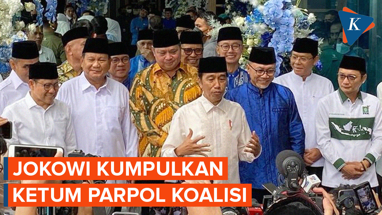 Malam Ini, Jokowi Kumpulkan Ketum Parpol Koalisi Pemerintah di Istana,…