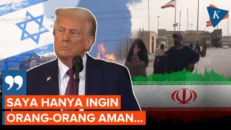Trump Ungkap Alasan “Memaksa”  Warga Teheran Keluar Iran
