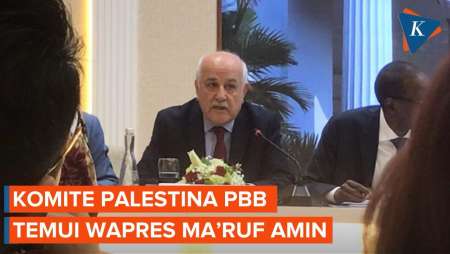Perwakilan Palestina Temui Wapres Bahas Upaya Penghentian Konflik di Gaza