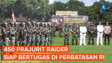 Ratusan Prajurit Raider Diberangkatkan Jaga Perbatasan RI-Papua Nugini Pascakerusuhan