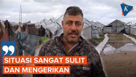 Gaza Dihantam Cuaca Dingin, Warga Sebut Situasi Sangat Sulit Dan Mengerikan