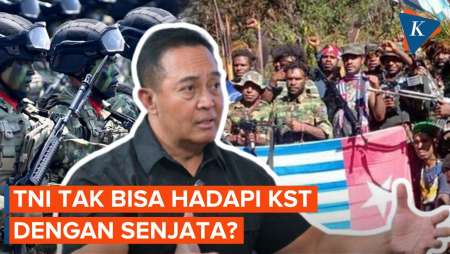 Andika Sebut TNI Tak Bisa Hadapi KST dengan Senjata, Ada Alasannya