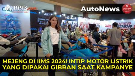 Motor Listrik Gibran Mejeng di IIMS 2024, Pernah Dipakai Kampanye