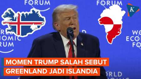 Momen Trump Berulang Kali Salah Sebut Greenland Jadi Islandia