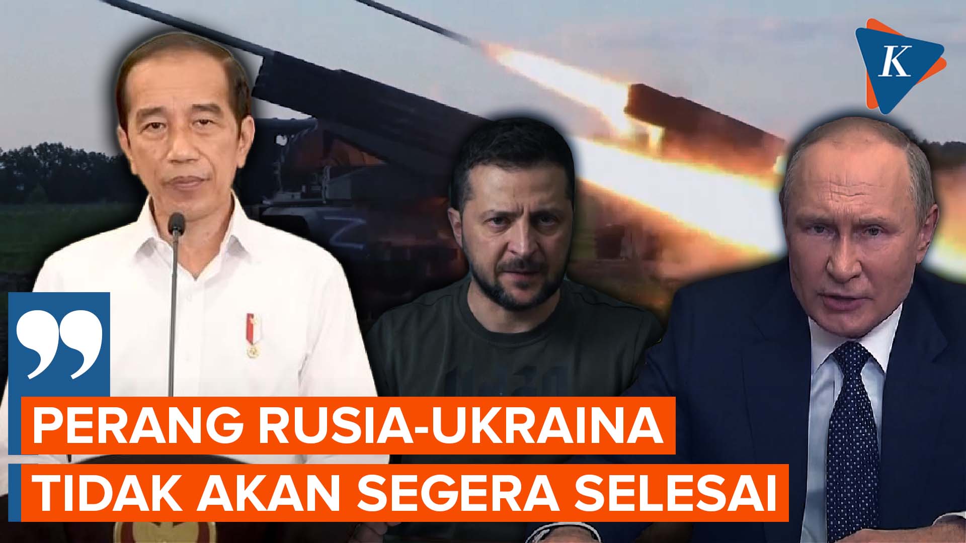Usai Temui Putin dan Zelensky, Jokowi Prediksi Perang Rusia-Ukraina Bakal Panjang
