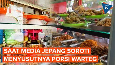Media Jepang Soroti Porsi Hidangan Warteg Berkurang Imbas Kondisi Ekonomi RI