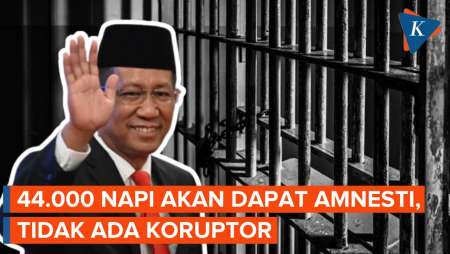 Menteri Hukum Ungkap 44.000 Napi Diusulkan Dapat Amnesti, Tak Ada Koruptor