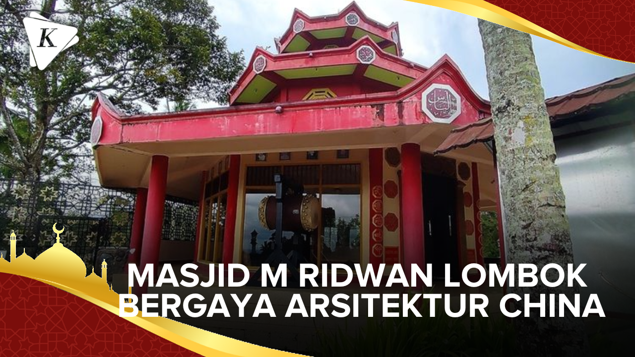 Menengok Masjid M Ridwan Bergaya Arsitektur China di Pulau Seribu Masjid