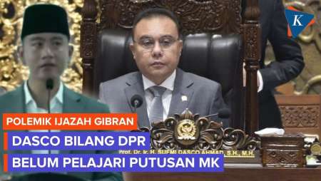 Ditanya Sikap DPR Soal Putusan Ijazah Gibran, Dasco: Belum Pelajari Lebih Lanjut