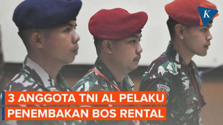 Tampang 3 Prajurit TNI AL Pelaku Penembakan Bos Rental di Tol Tangerang