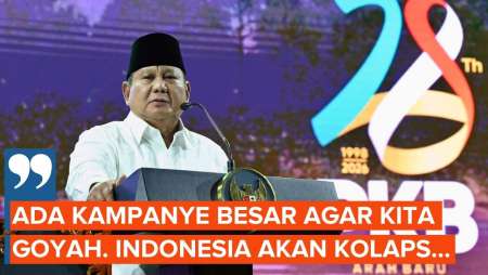 Prabowo Di PKB, Singgung Kampanye Indonesia Akan Kolaps