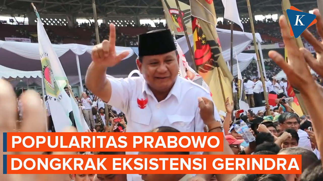 Survei Litbang Kompas: Prabowo Jadi Kekuatan Utama untuk Gerindra