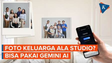 Cara Buat Foto Studio Keluarga dari Gemini AI