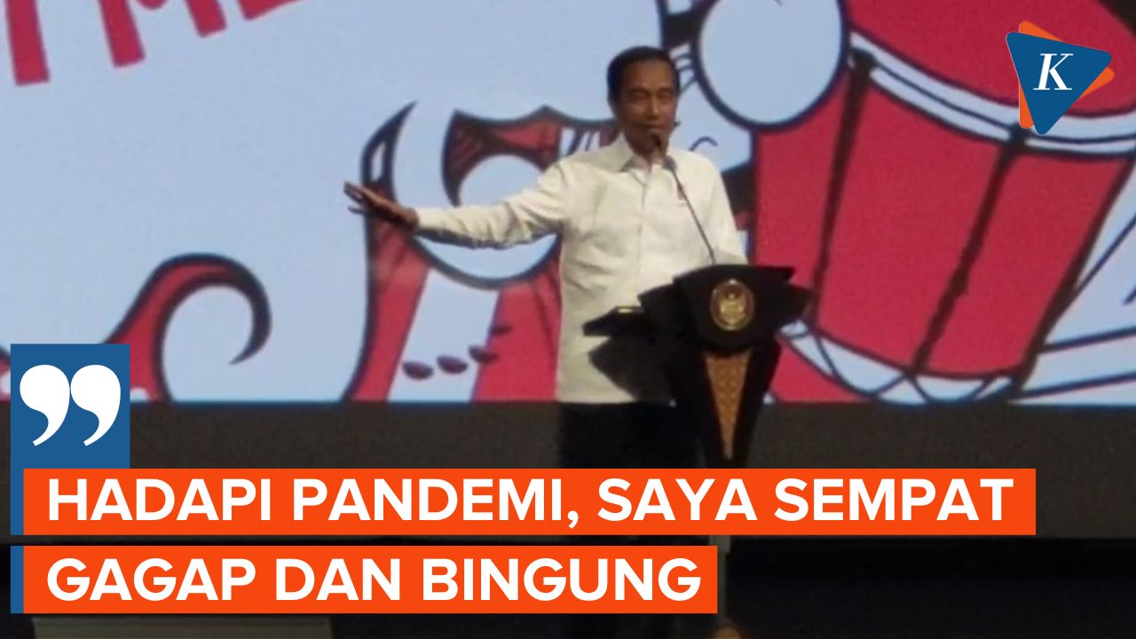 Jokowi Akui Sempat Gagap dan Bingung Saat Hadapi Pandemi Covid-19